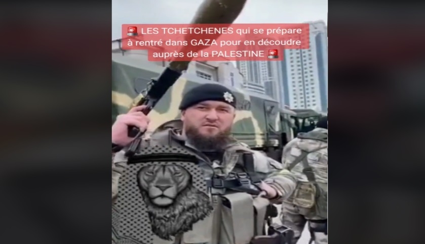 La Tchétchénie est-elle entrée en guerre pour la Palestine ?